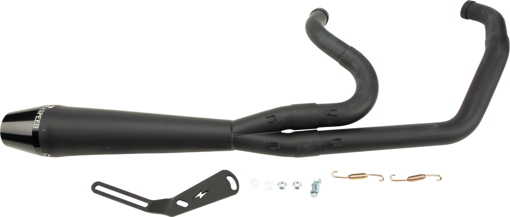 Sawicki 2IN1 TC FLT Full Length Pipe Black For Harley Touring 1995-2016