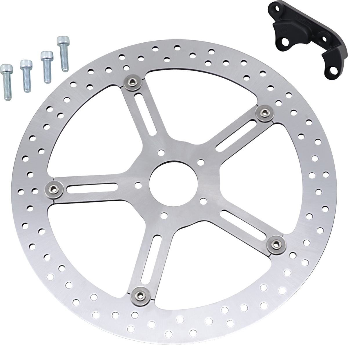 ARLEN NESS Floating Big Brake Rotor - 15" - Front Left - Softail Hub Mount