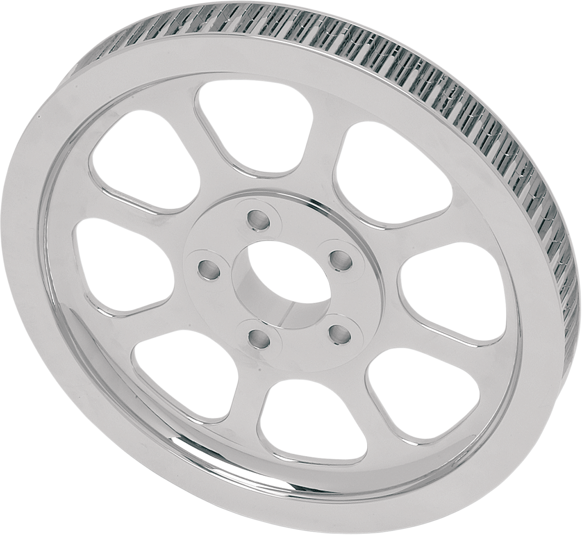 DRAG SPECIALTIES Rear Belt Pulley - 70 Tooth - Chrome - '00-'05 FXST, '00-'06 FLST