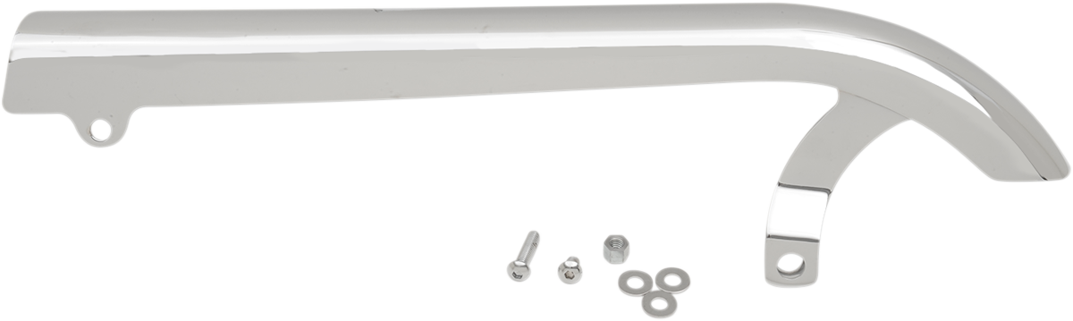DRAG SPECIALTIES Upper Belt Guard - Chrome - '07-'17 FXD/FXDWG/FLD
