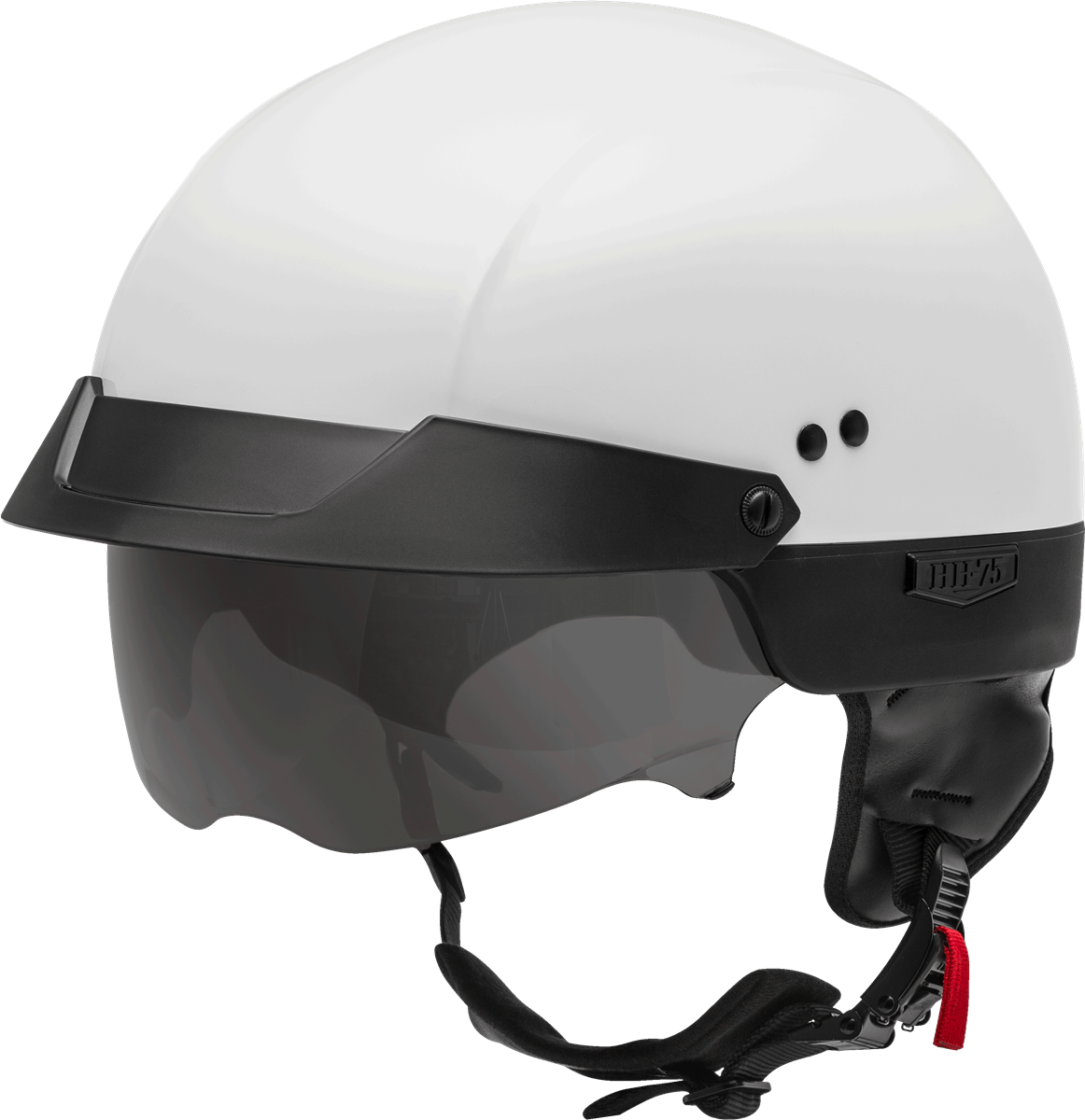 GMAX HH-75 HALF HELMET WHITE