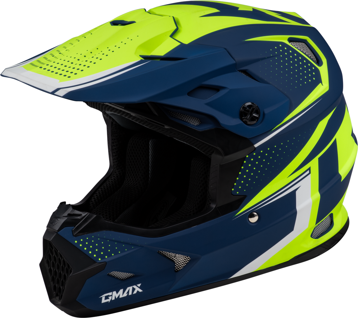 GMAX MX-96 502 HELMET MATTE BLUE/GREEN