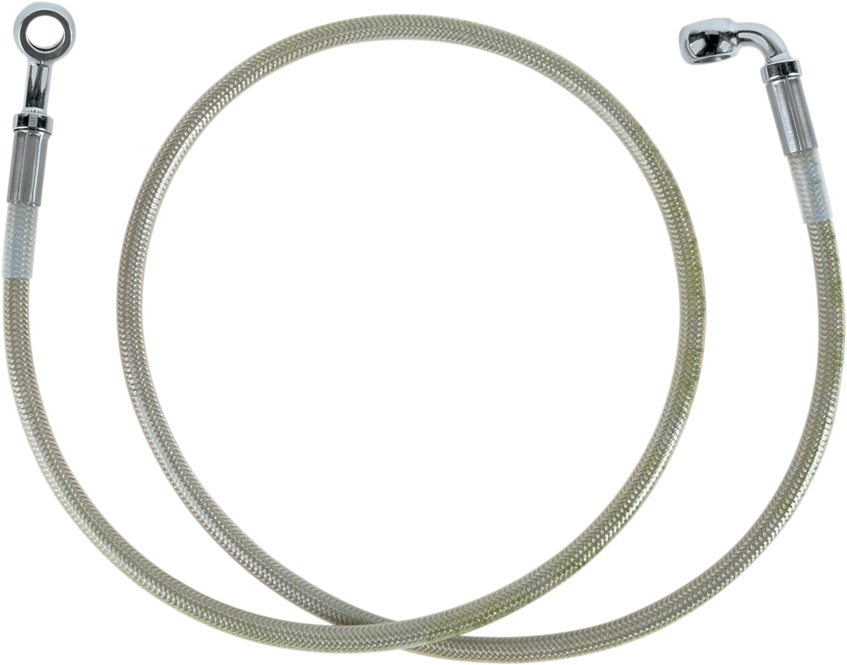 DRAG SPECIALTIES Brake Line - Front - Stainless Steel - Stock Length - XL1200C '96-'98