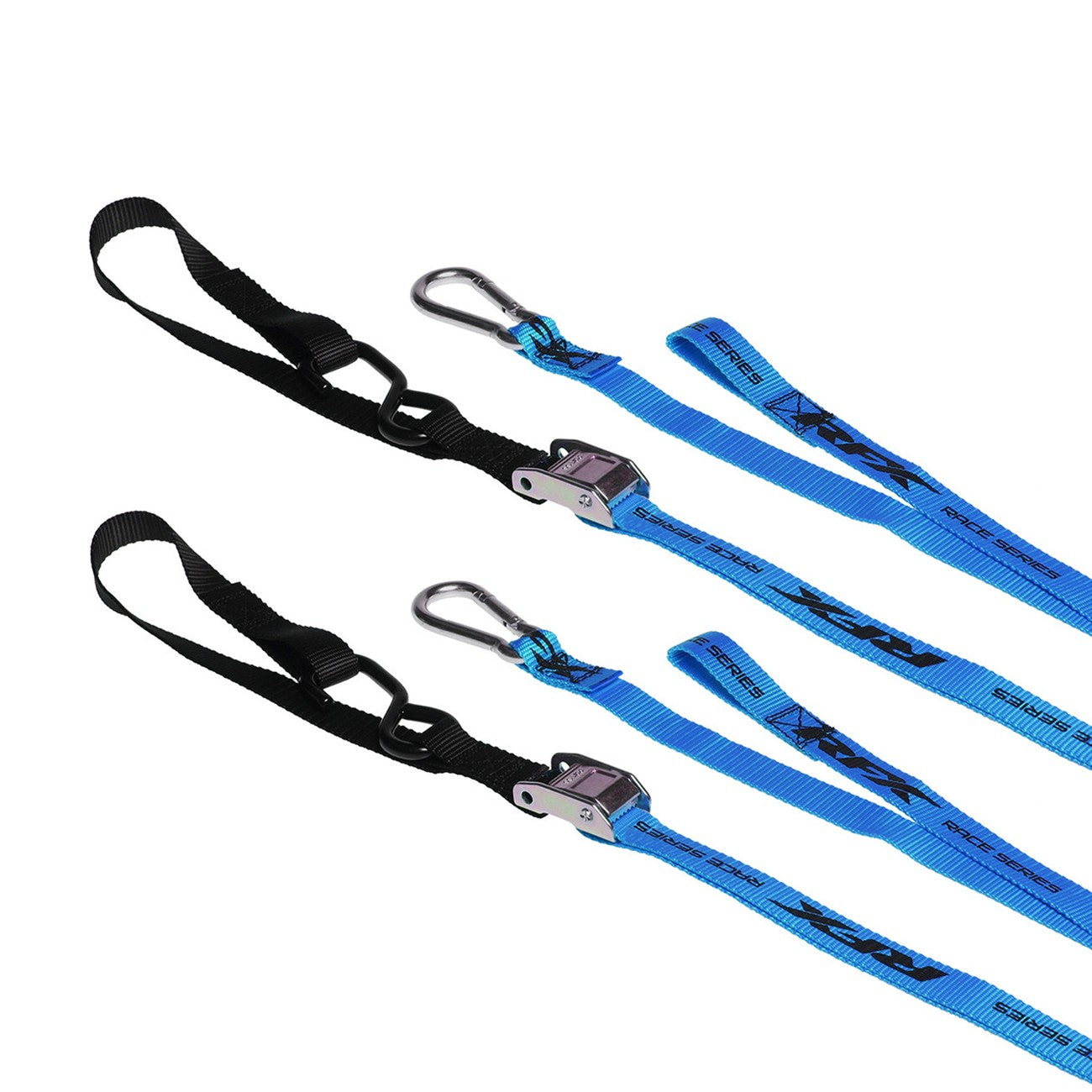 RFX 1.0 TIE DOWNS SOFT LOOP & CARABINER BLUE - 739-1146