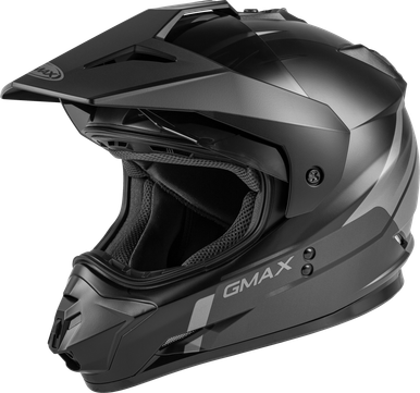 Gmax GM-11 Dual-Sport Scud Helmet Matte Black