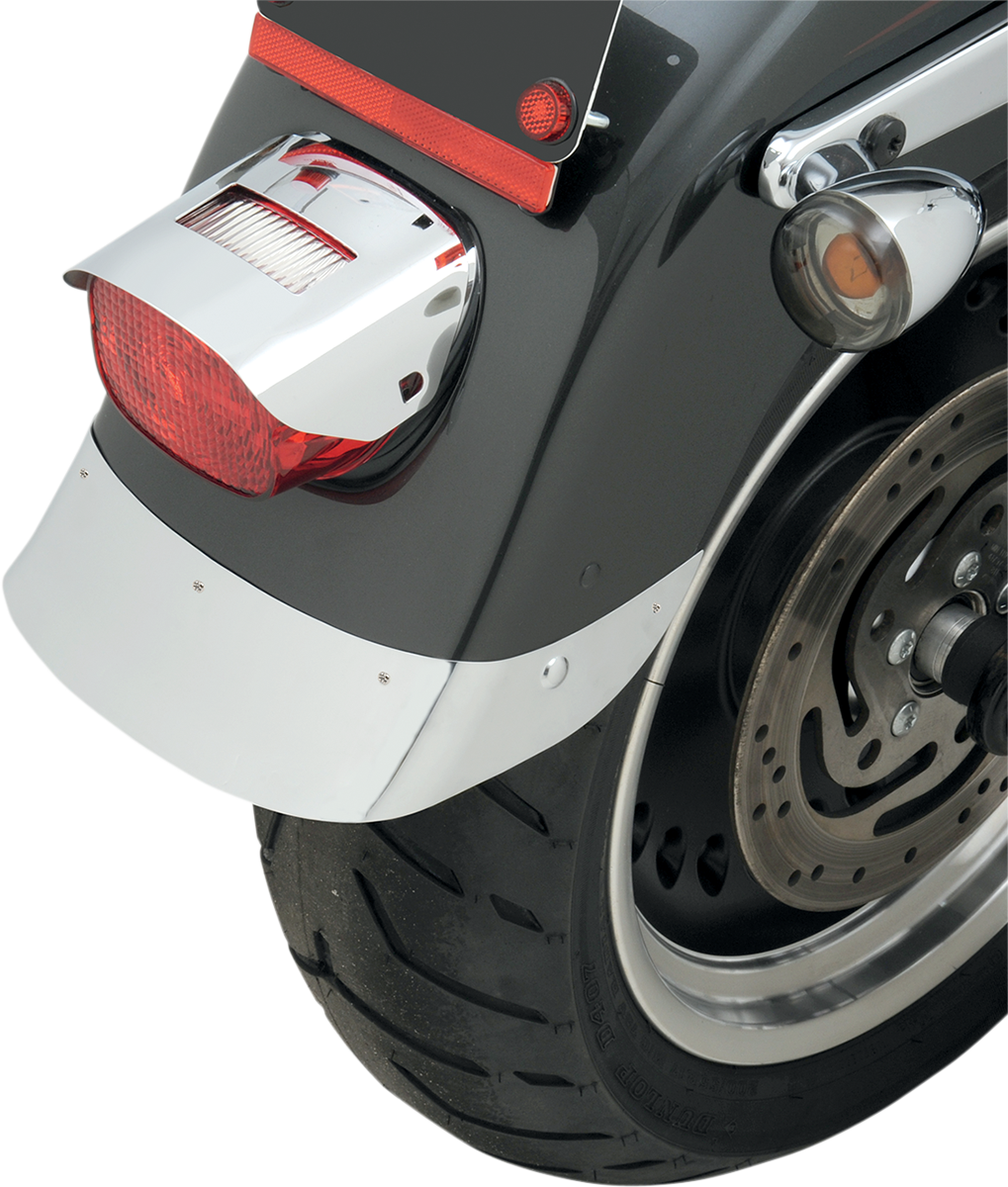 DRAG SPECIALTIES Rear Fender Skirt - Smooth - Chrome - FLST '07-'17