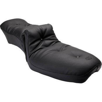 MUSTANG Regal Duke Pillow One-Piece 2-Up Seat - Sportster '96-'03 with 3.3 Gallon Tank