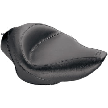 MUSTANG Wide Vintage Solo Seat - Sportster '04-'21 with 4.5 Gallon Tank