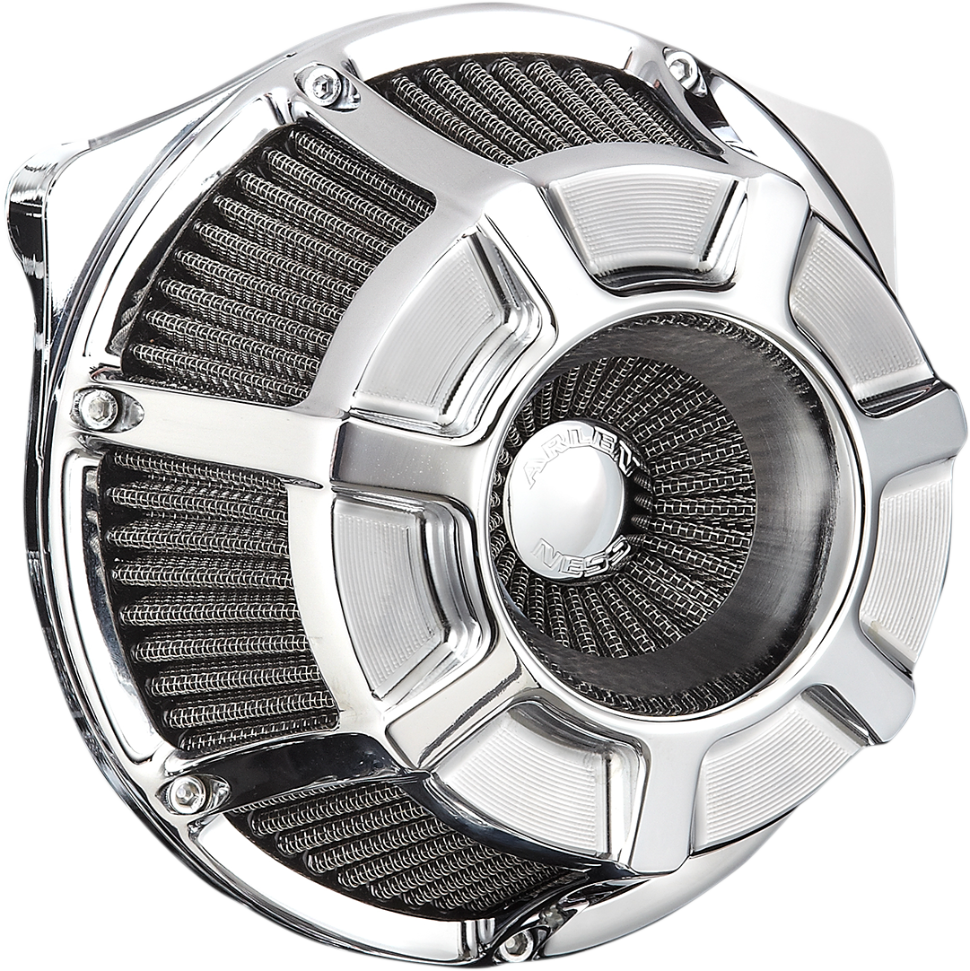 ARLEN NESS Beveled Inverted Series Air Cleaner Kit - Chrome