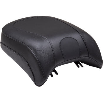 MUSTANG Wide Touring Recessed Passenger Seat - Smooth - Black - FLSTN '05-'17