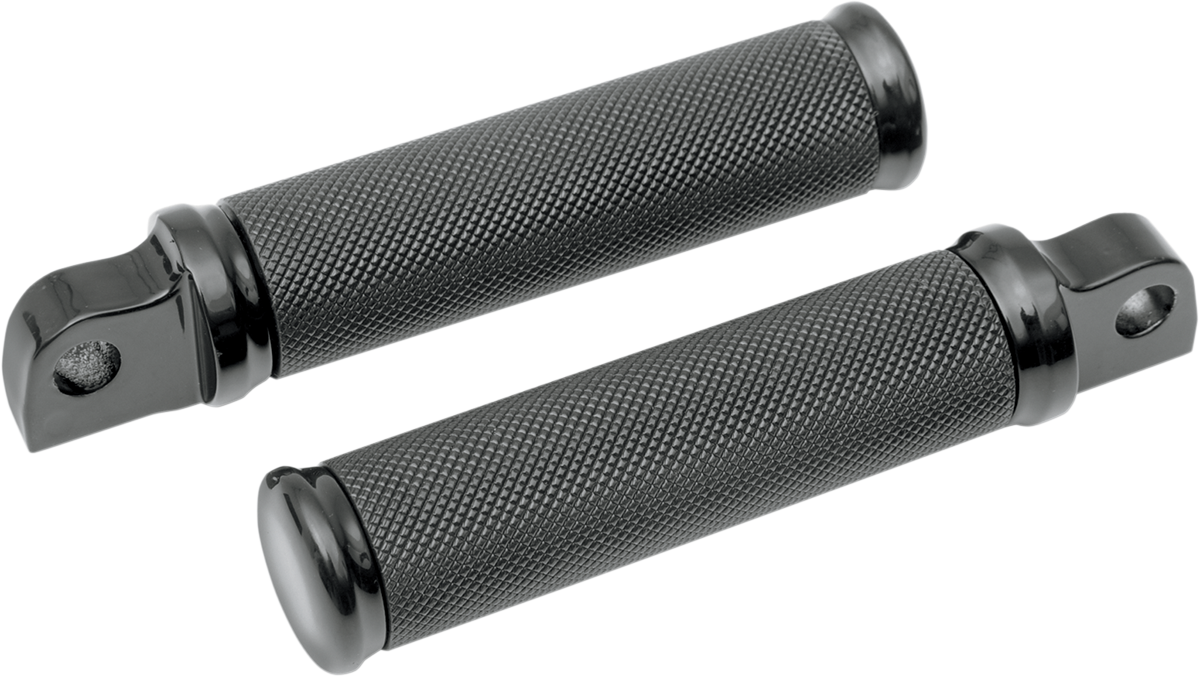 DRAG SPECIALTIES Hotop Designs Folding Footpegs - Male Mount - Knurled - Black