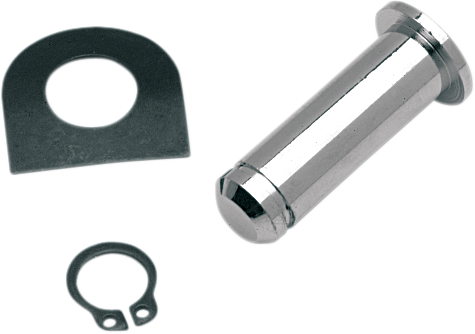 DRAG SPECIALTIES Replacement Footpeg Mount Pin - Chrome - 1"