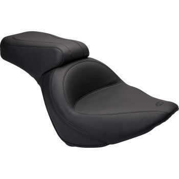 MUSTANG Standard Touring One-Piece 2-Up Seat - Smooth - FLST / FXST '06-'17