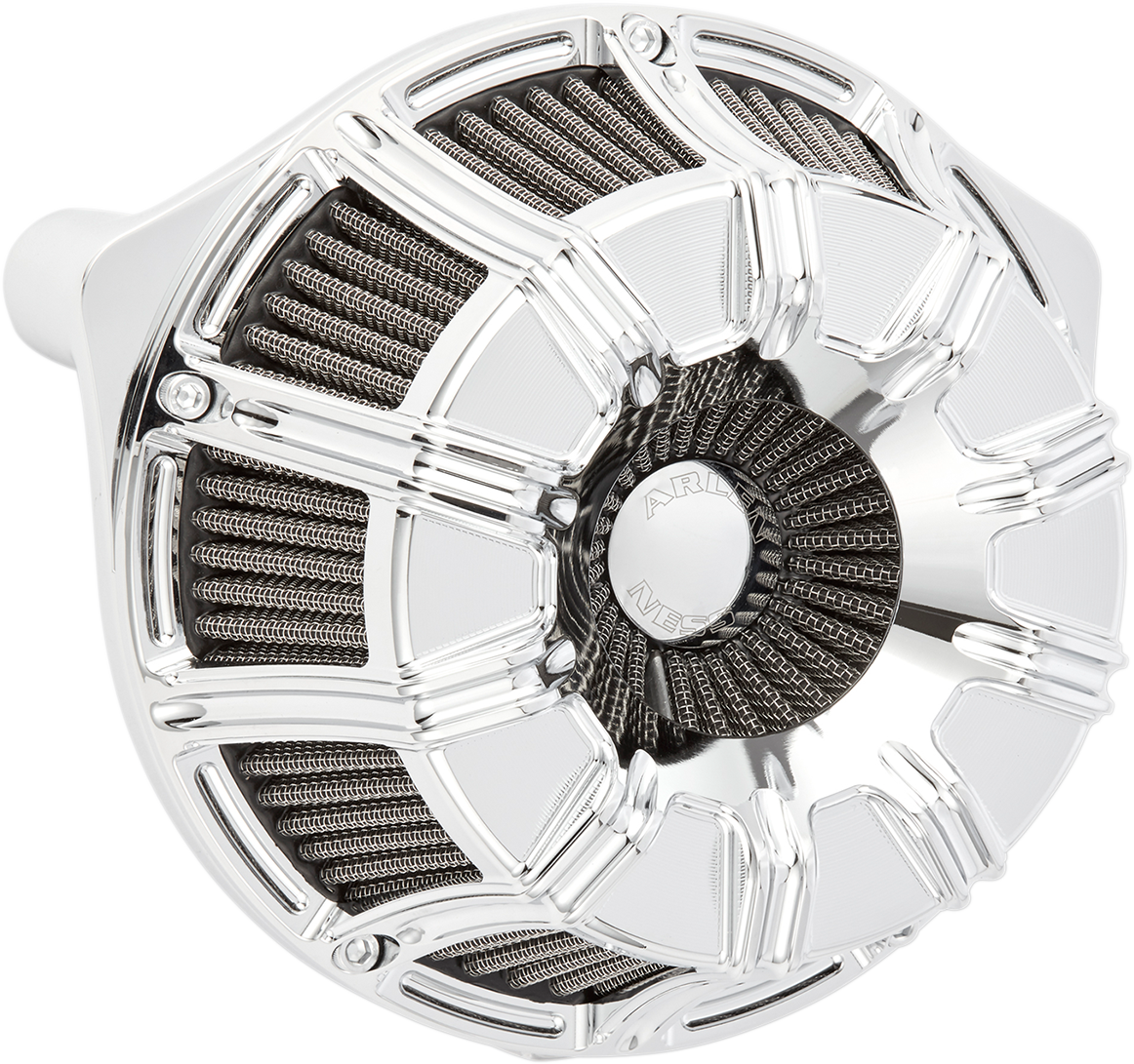 ARLEN NESS 10-Gauge Inverted Series Air Cleaner - Chrome