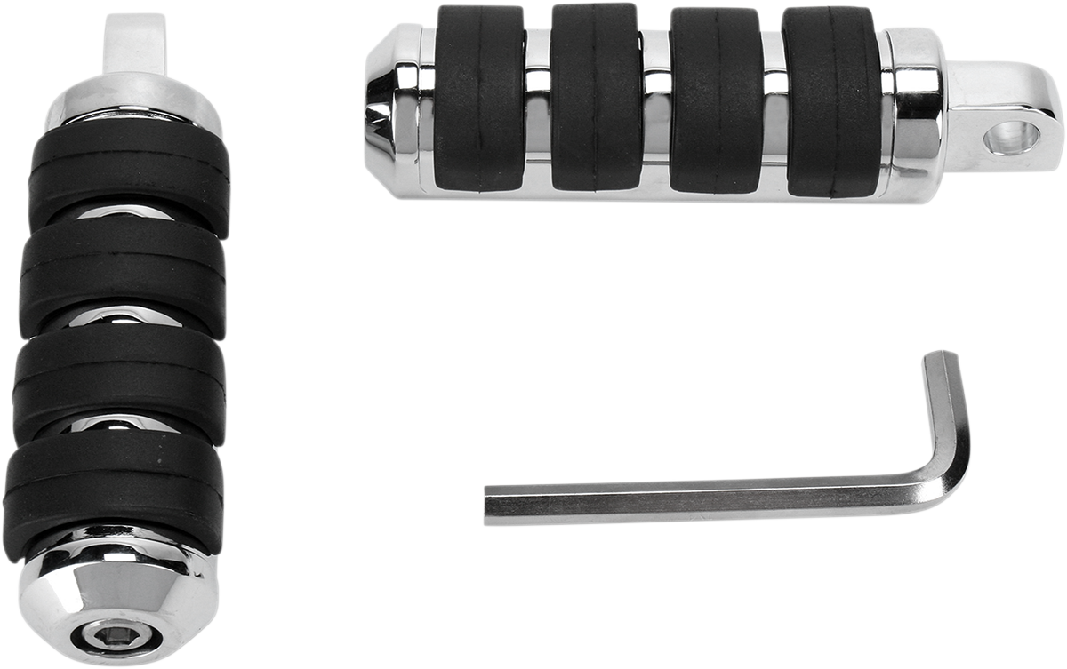 DRAG SPECIALTIES Foot Pegs - Chrome - XL '04-'16