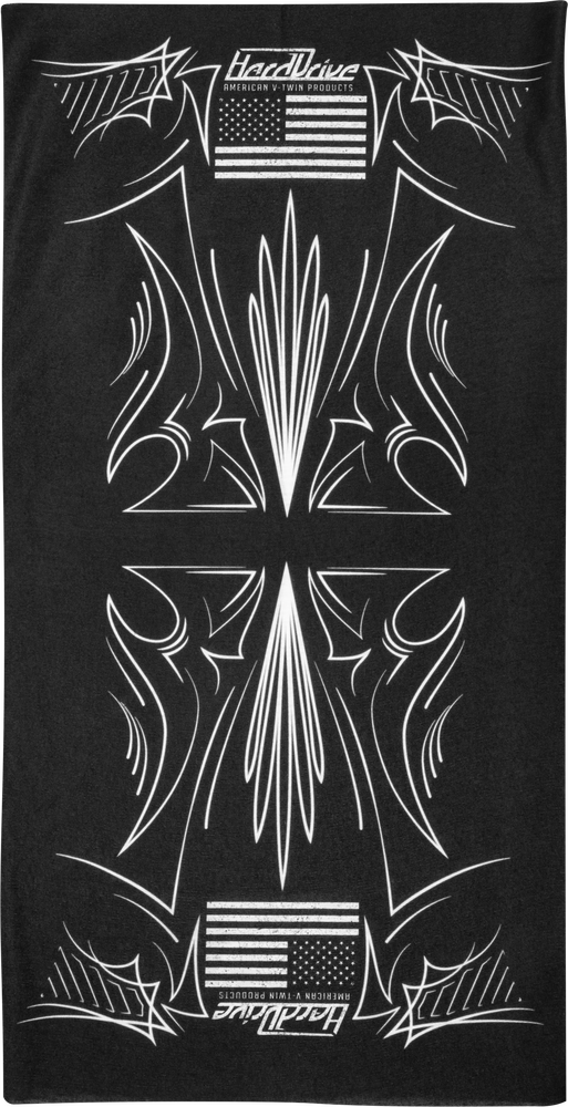Harddrive Neck Gaitor True Black - CUSTOM ORDER OF HOO-
