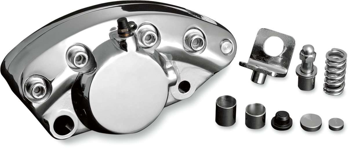 DRAG SPECIALTIES Rear Brake Caliper - Chrome - FL/FX '73-'80