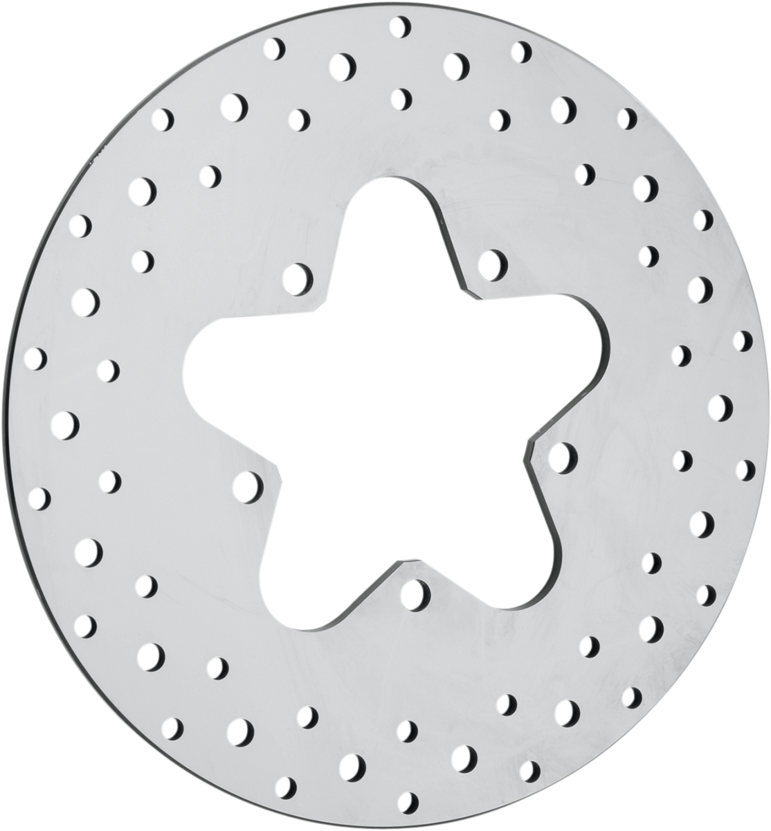 DRAG SPECIALTIES Drilled Brake Rotor - Rear - 11.5" - Touring '86-'99