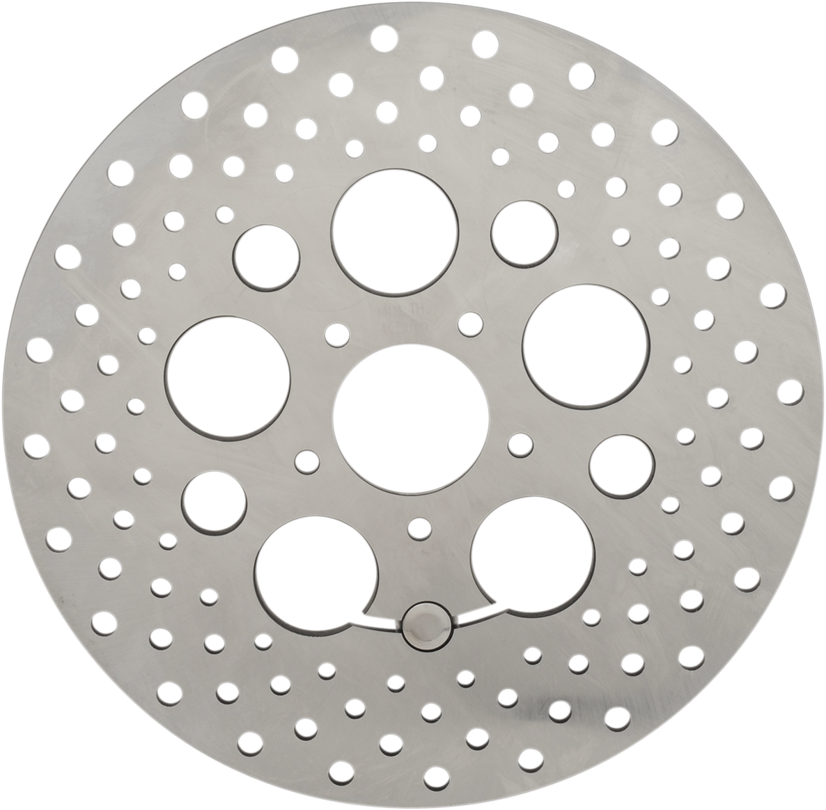 DRAG SPECIALTIES Drilled Brake Rotor - Front - 11.8" - FLH/FLT '08-'13