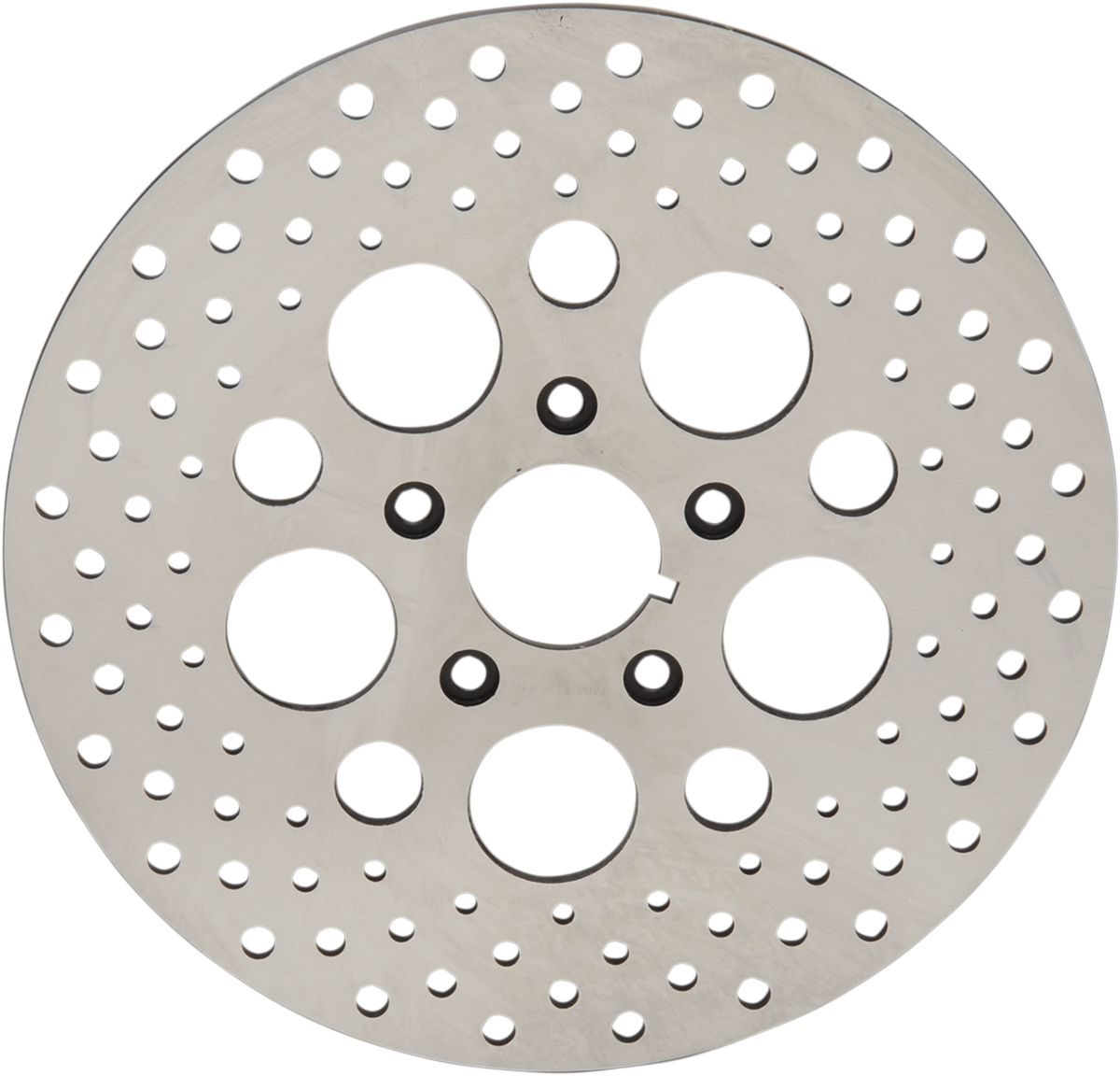 DRAG SPECIALTIES Drilled Brake Rotor - Front - 11.5"