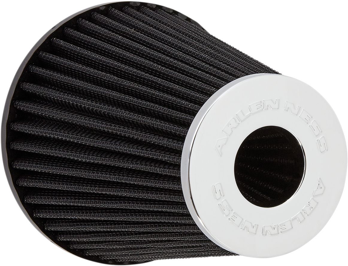 ARLEN NESS Replacement Monster Sucker Black Pre-Oiled Air Filter - Chrome