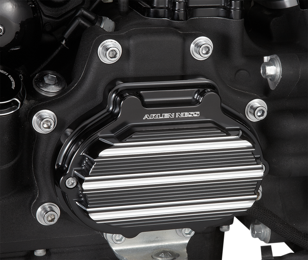 ARLEN NESS 10-Gauge Transmission Side Cover - Hydraulic - Contrast Cut Black