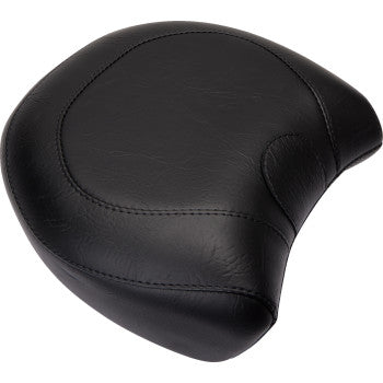 MUSTANG Wide Recessed Passenger Seat - Smooth - Black - Dyna '06-'17
