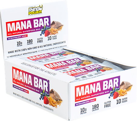 Ryno Power Mana Protein Bar - Strawberry Acai