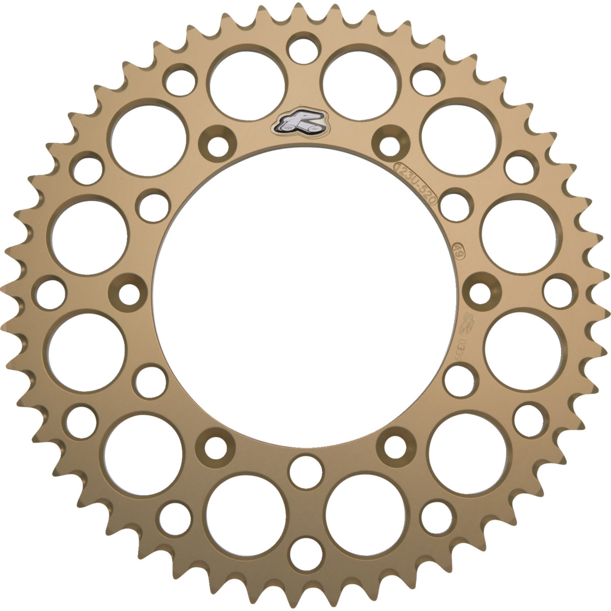 RENTHAL 1211-2771 123U-520-49GPHA Rear Aluminum Sprocket Rear Sprocket - Aluminum - 49 Tooth - Suzuki