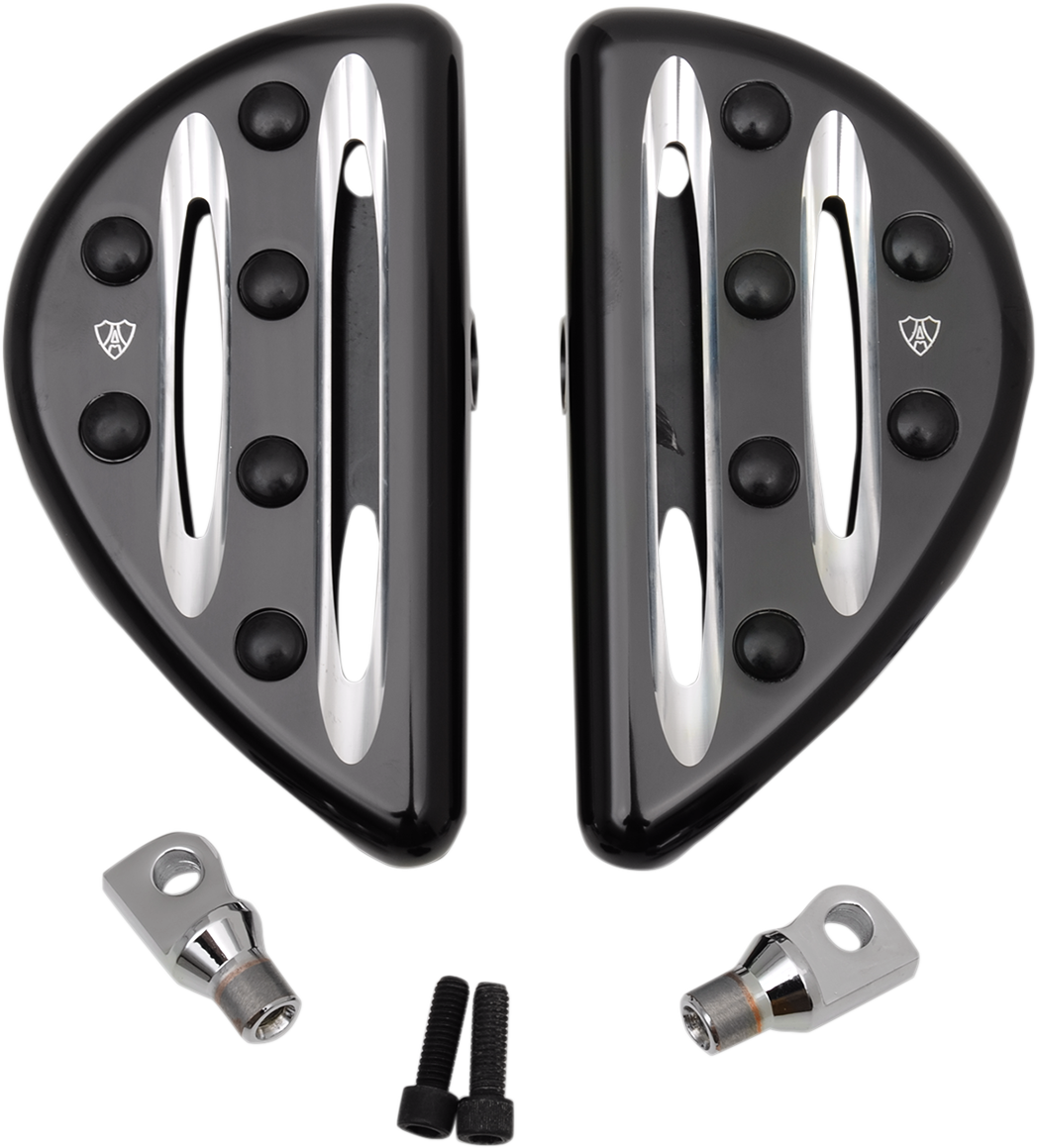 ARLEN NESS Passenger Floorboards - Deep Cut - Black