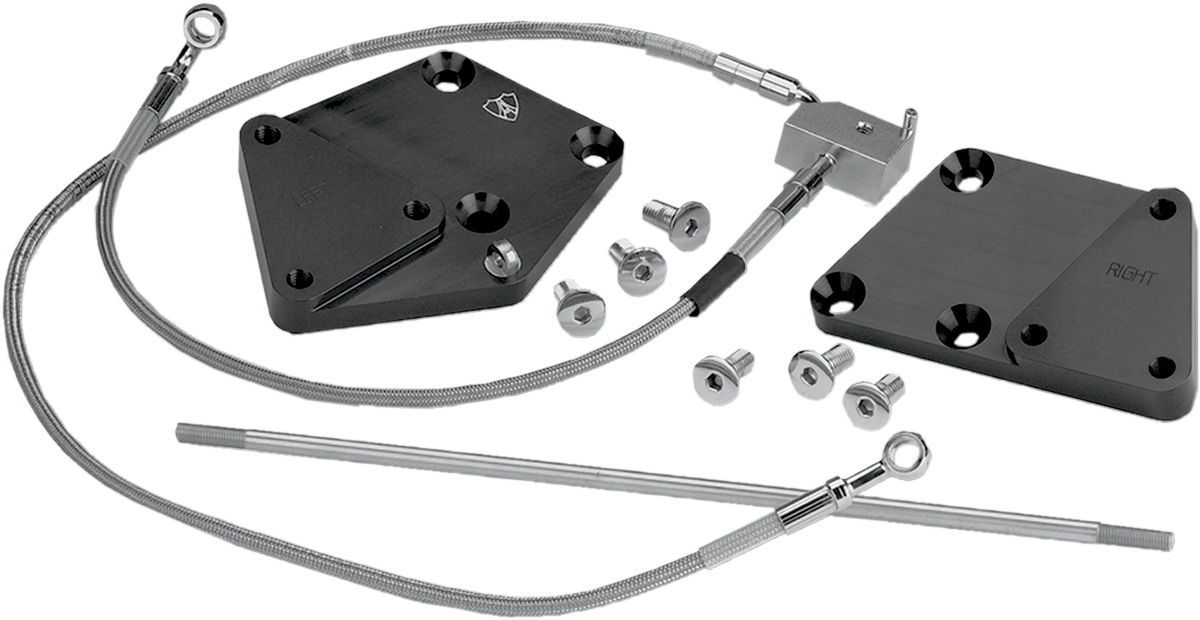 ARLEN NESS 3" Forward Control Extension Kit - '11-'17 Softail w/ ABS