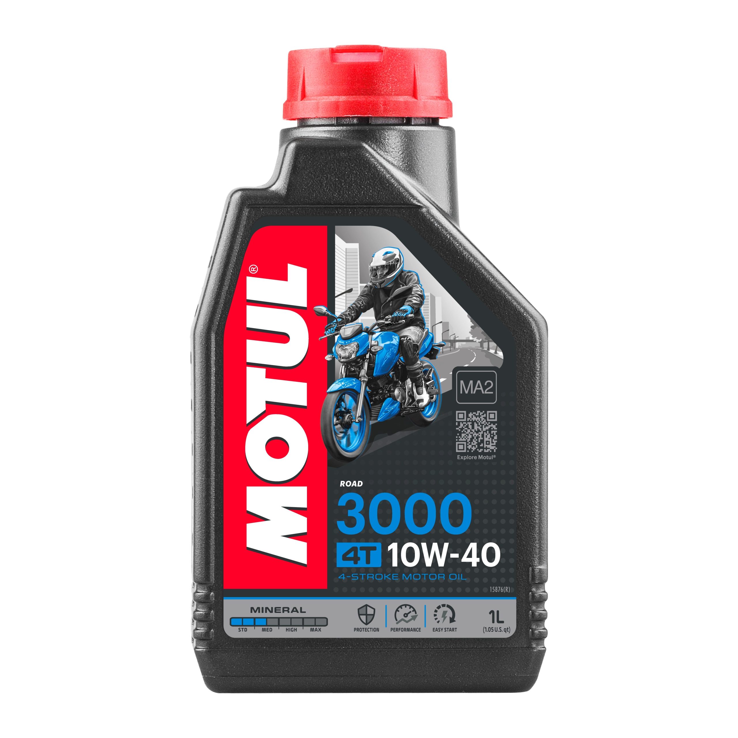 MOTUL 3000 PETROLEUM OIL 10W40 1L - 82-20141