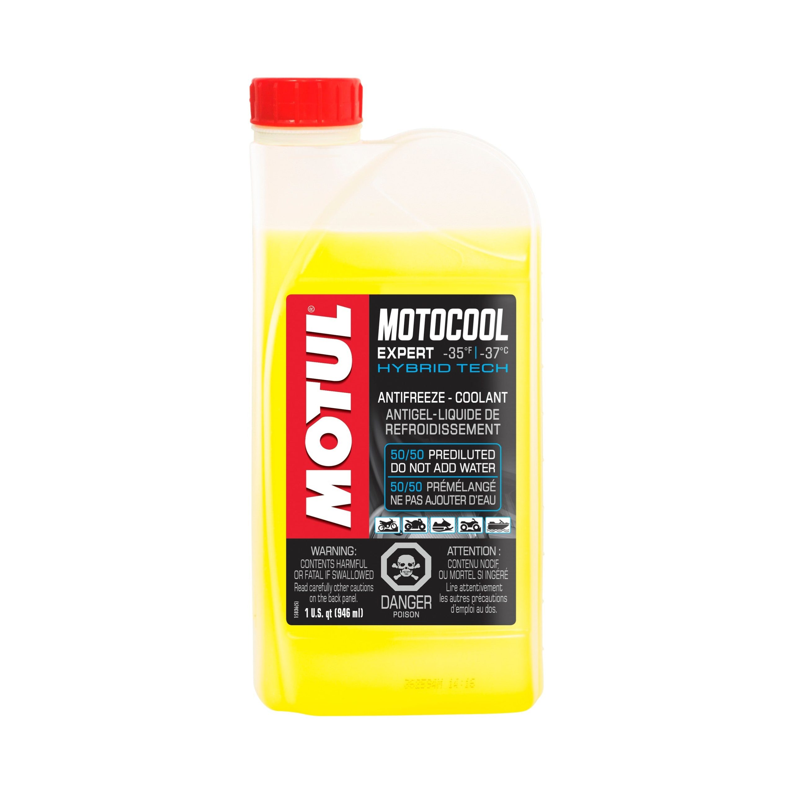 MOTUL EXPERT COOLANT MONOETHATHYLENEGLCED BASE - 82-2178