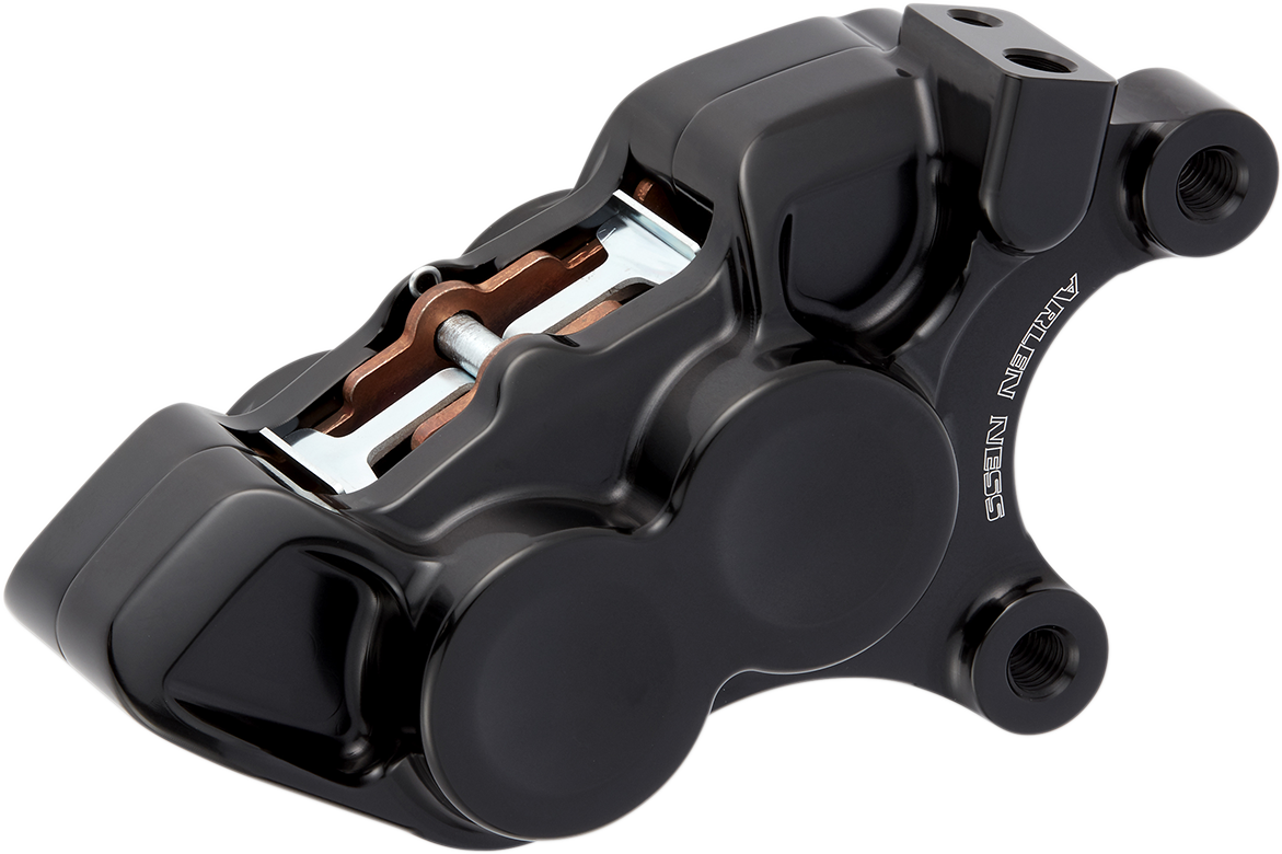 ARLEN NESS Ness Tech Right Front Four-Piston Brake Caliper - Black - 11.8"