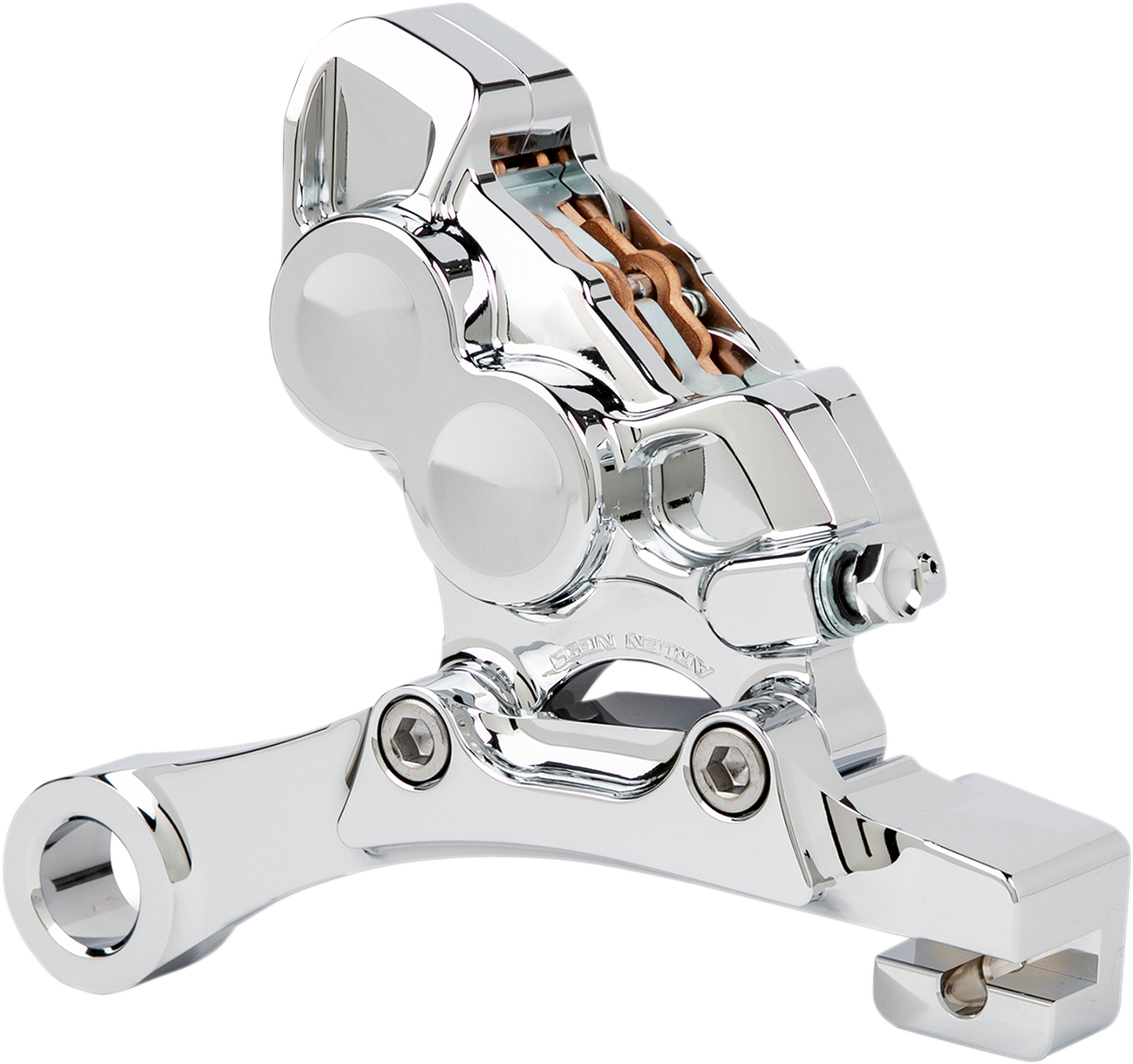 ARLEN NESS Ness Tech Rear Four-Piston Caliper - Chrome - 11.8"