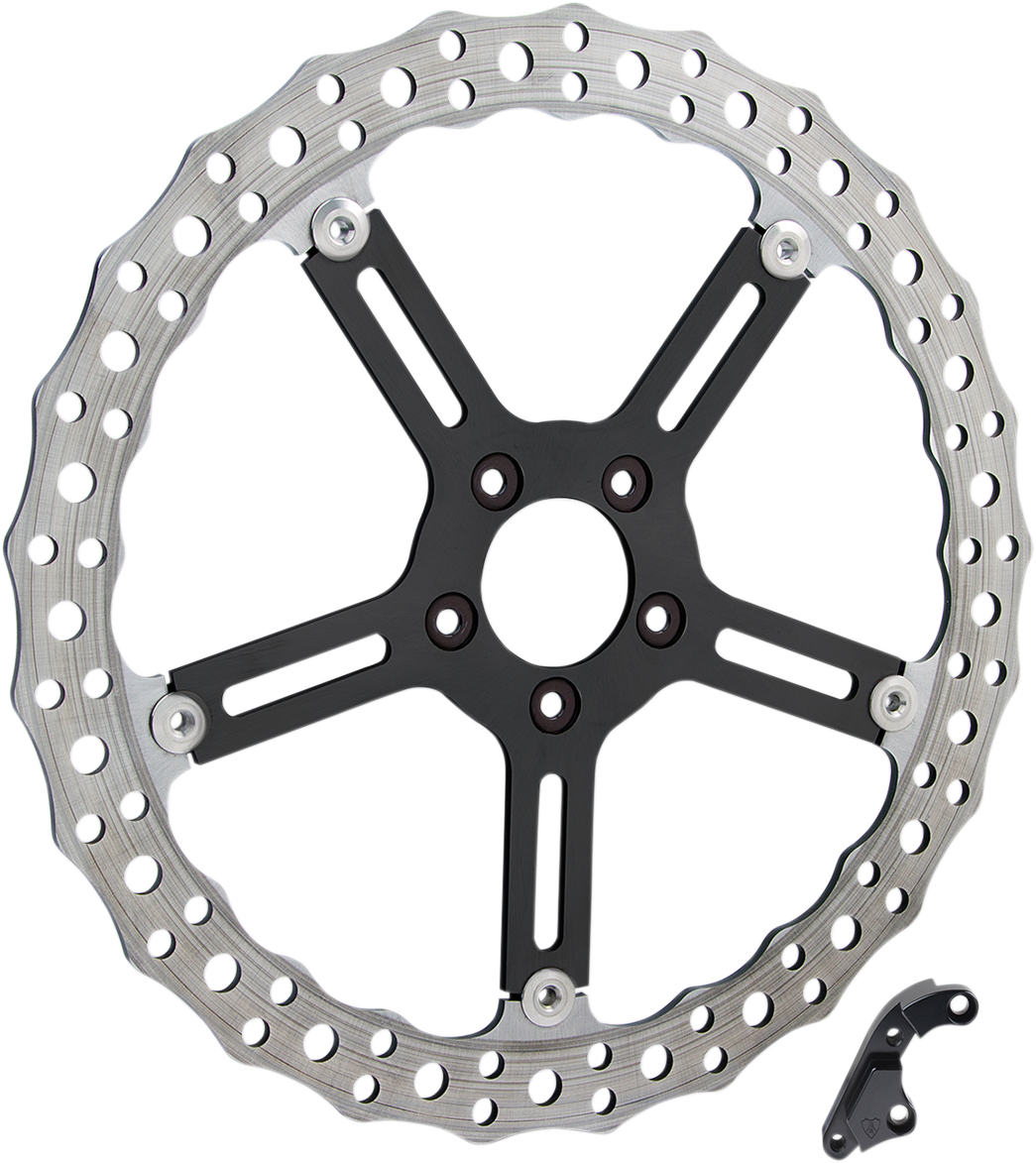 ARLEN NESS Big Brake Jagged Floating Rotor Kit - 15" - Left - Hub-Mount