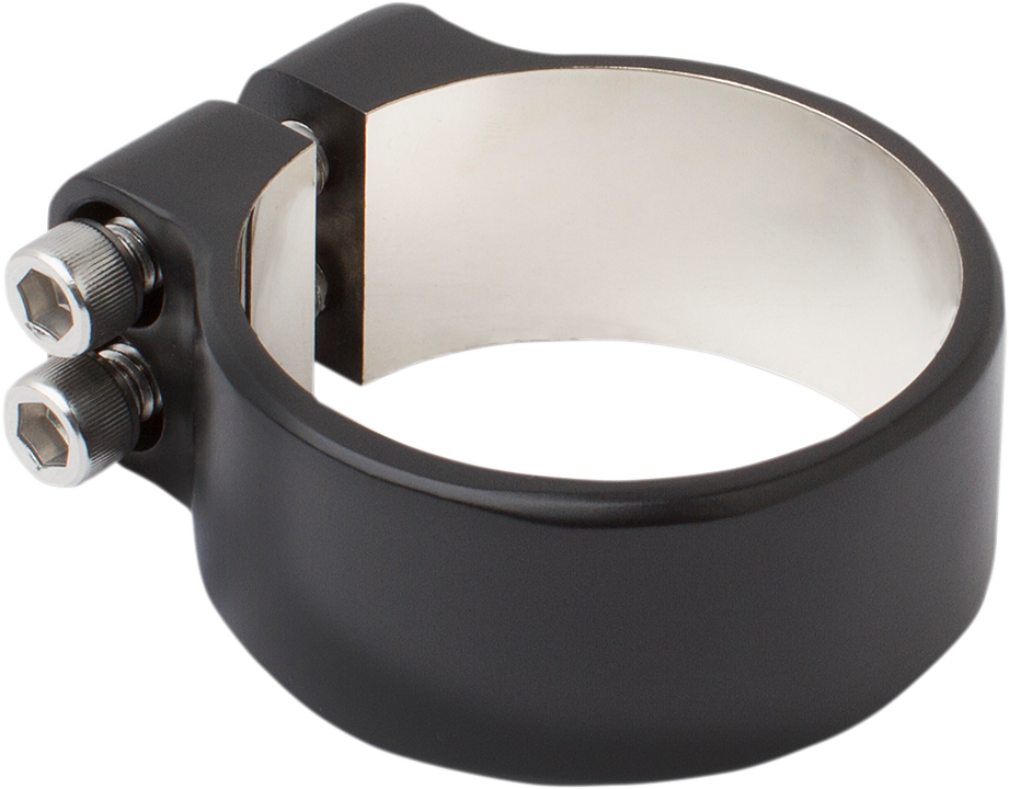 ARLEN NESS Billet Aluminum Black Exhaust Clamp - 2.5"