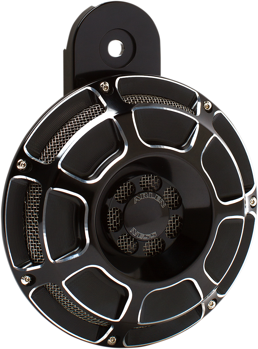 ARLEN NESS Custom Billet Horn - Beveled - Black