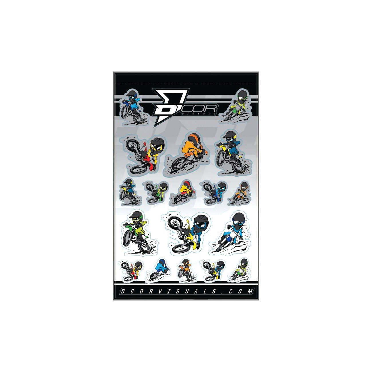 D-COR KIDS CHARICATURE DECAL SHEET 4 MIL - 862-90115