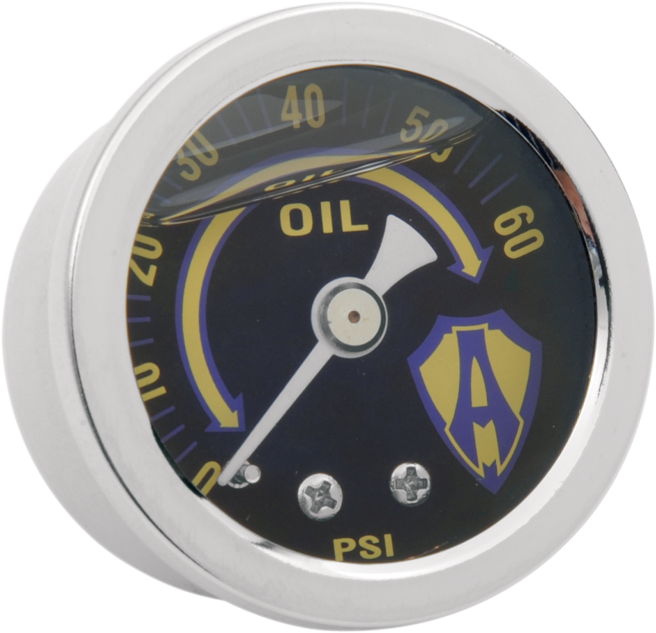 ARLEN NESS Replacement Oil Pressure Gauge Kit - Chrome Housing