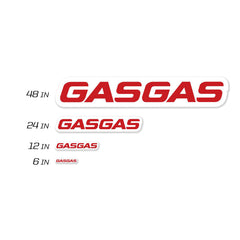 D-COR 24" GASGAS DECAL 40-65-124