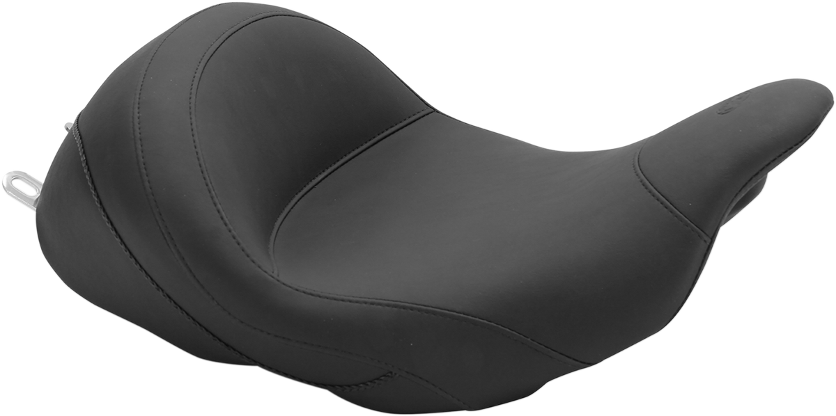 MUSTANG Lowdown™ Solo Seat without Driver Backrest - Smooth - Touring '08-'25