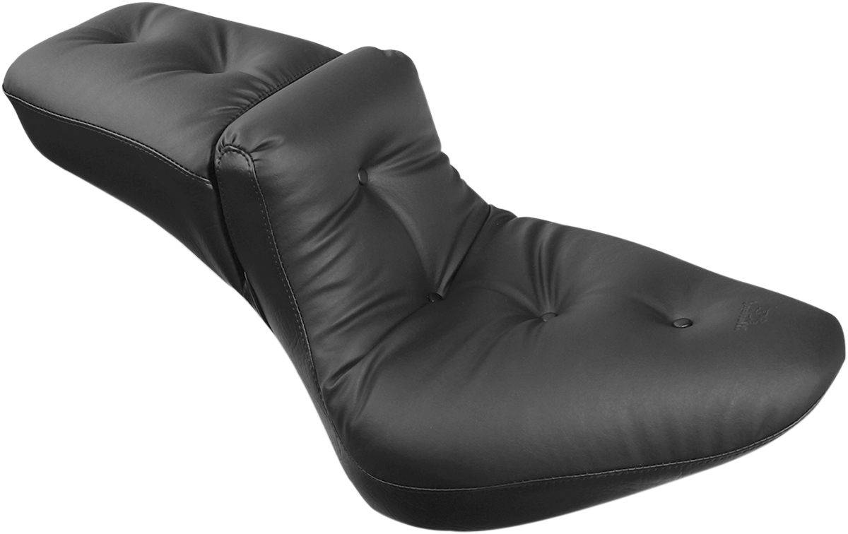 MUSTANG Extra-Wide Regal Duke Pillow One-Piece 2-Up Seat - FLST / FXST '00-'07