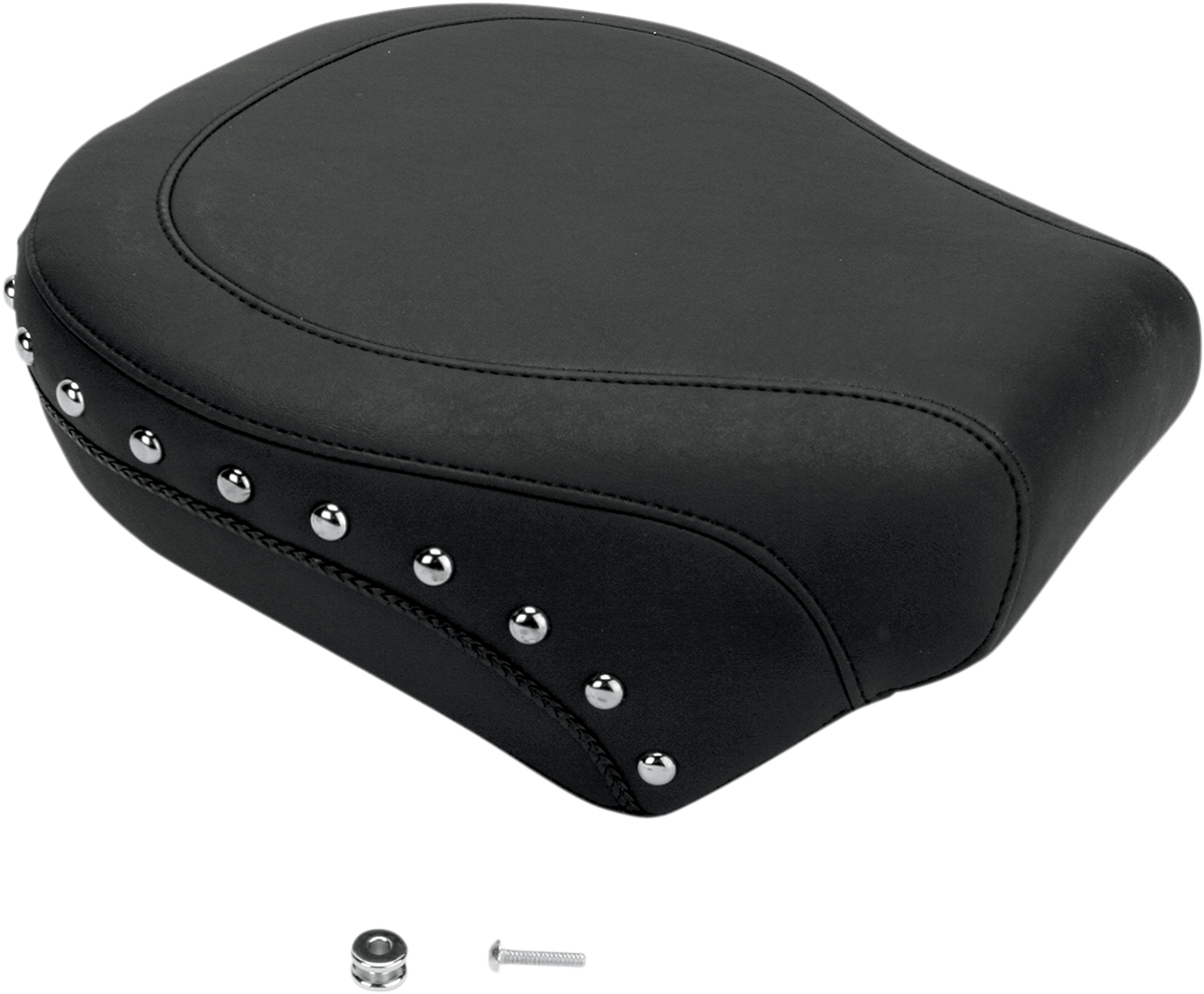 MUSTANG Wide Touring Rear Seat - Chrome Studs - FLST / FXST '06-'17