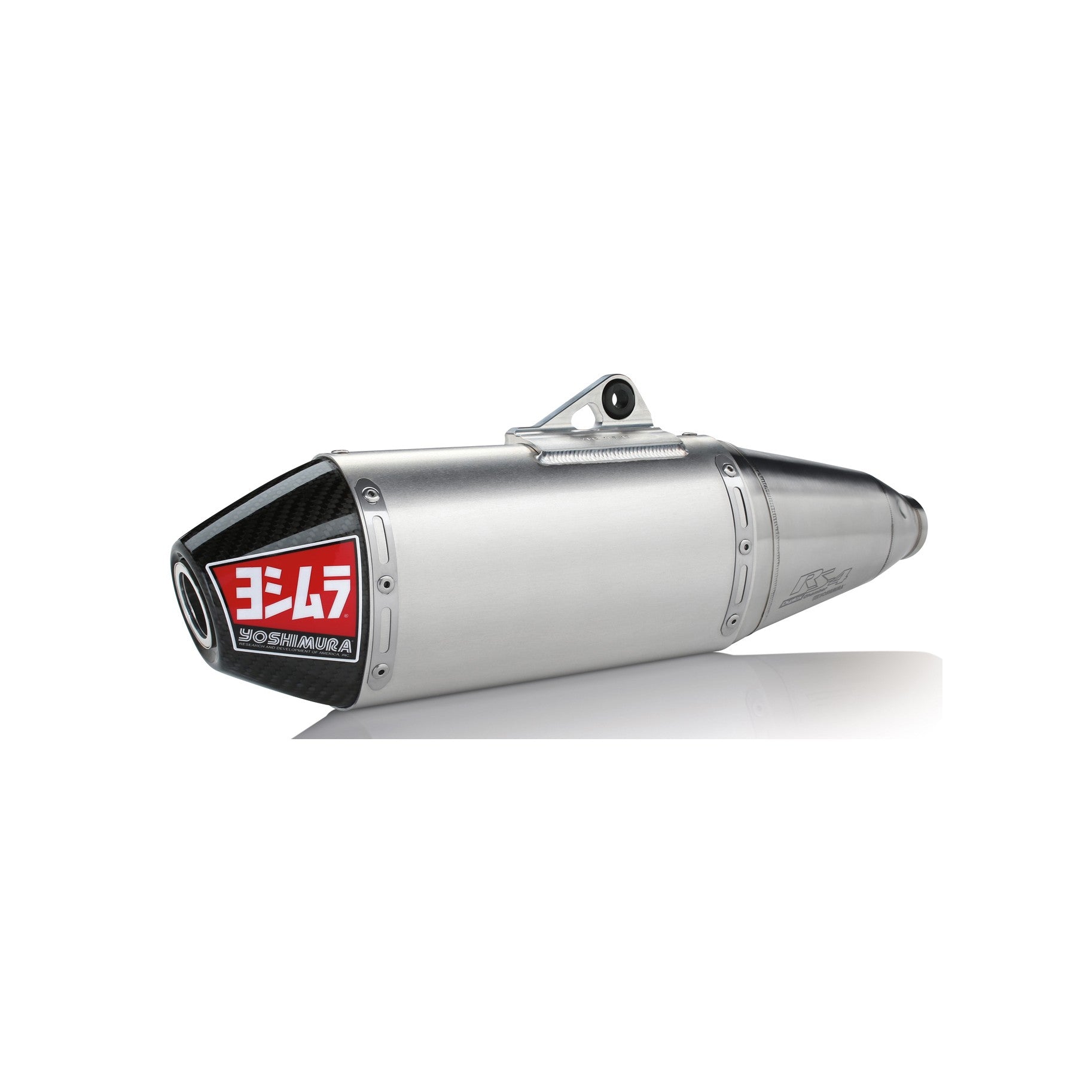 YOSHIMURA RS-4 HEADER/CANISTER/END CAP EXHAUST SYSTEM SS-AL-CF - 961-6410