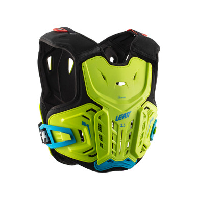 Leatt 2.5 Youth Lime Blue Chest Protector Armor