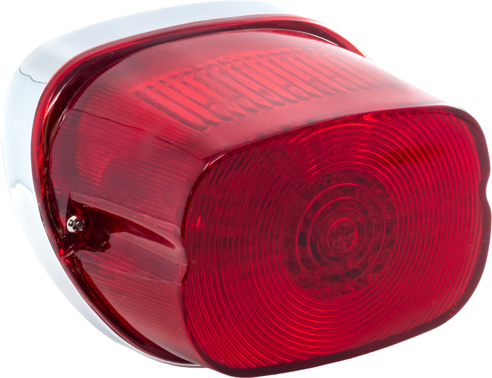 Letric Lighting Co LLC-Sqtl-RT Sqaureback LED Tailight RED Lense Hardwire