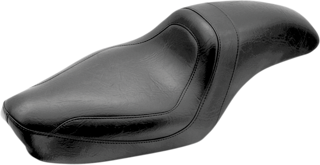 MUSTANG Fastback™ One-Piece 2-Up Seat - Stitched - Black - Sportster '96-'03