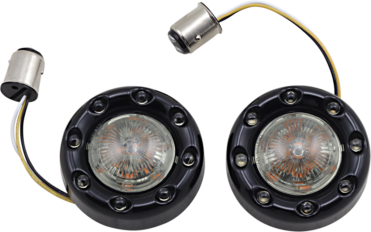 CUSTOM DYNAMICS ProBEAM Bullet Ringz Front Turn Signals 1157