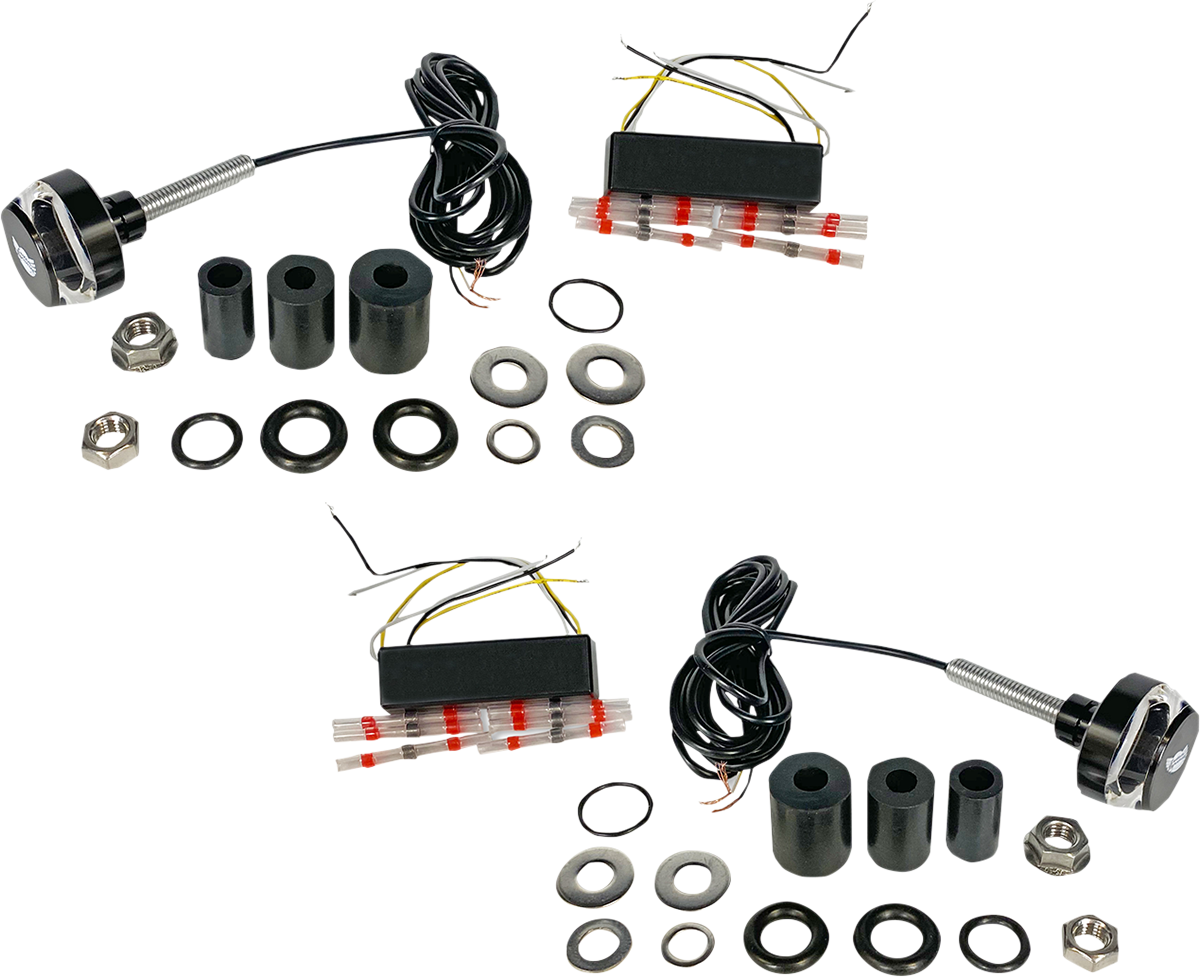 CUSTOM DYNAMICS LED Handlebar End Signal/Running Lights - Universal - Amber/White